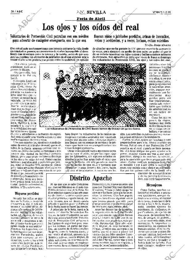 ABC SEVILLA 01-05-1998 página 58