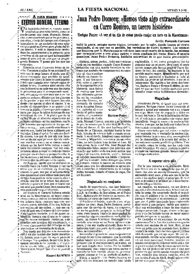 ABC SEVILLA 01-05-1998 página 62