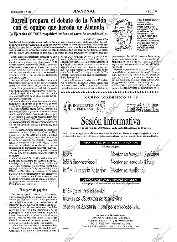 ABC MADRID 03-05-1998 página 33