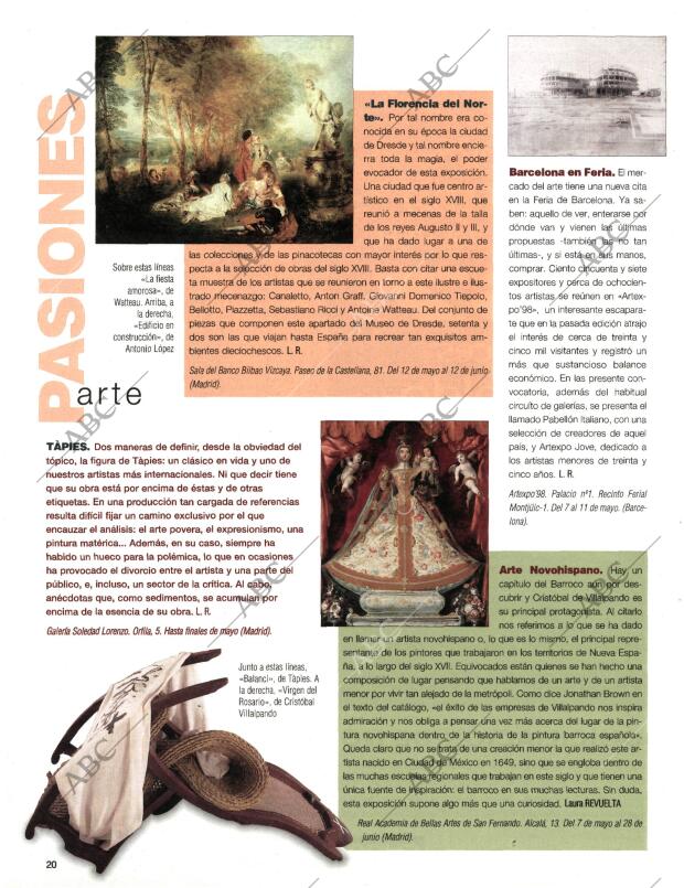 BLANCO Y NEGRO MADRID 03-05-1998 página 20