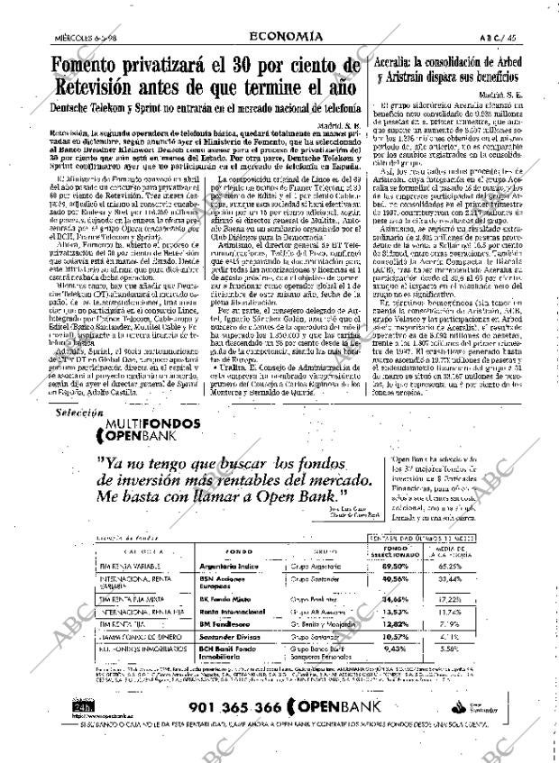 ABC MADRID 06-05-1998 página 45