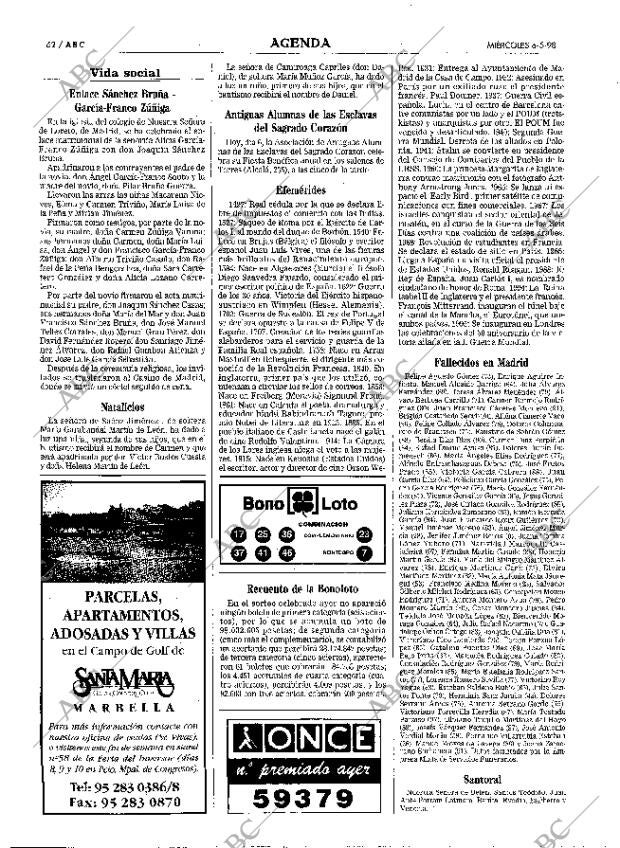 ABC MADRID 06-05-1998 página 62