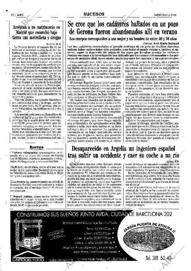 ABC MADRID 06-05-1998 página 92