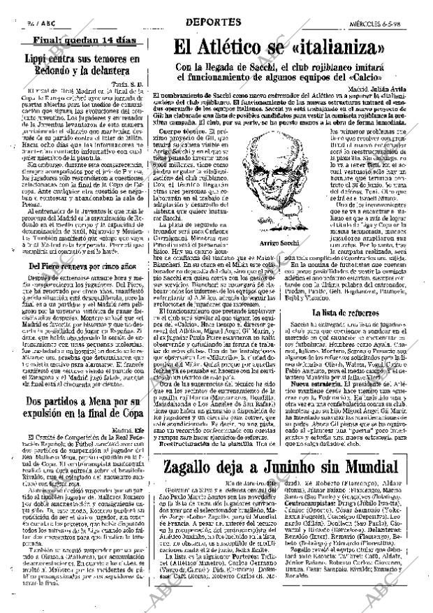 ABC MADRID 06-05-1998 página 94