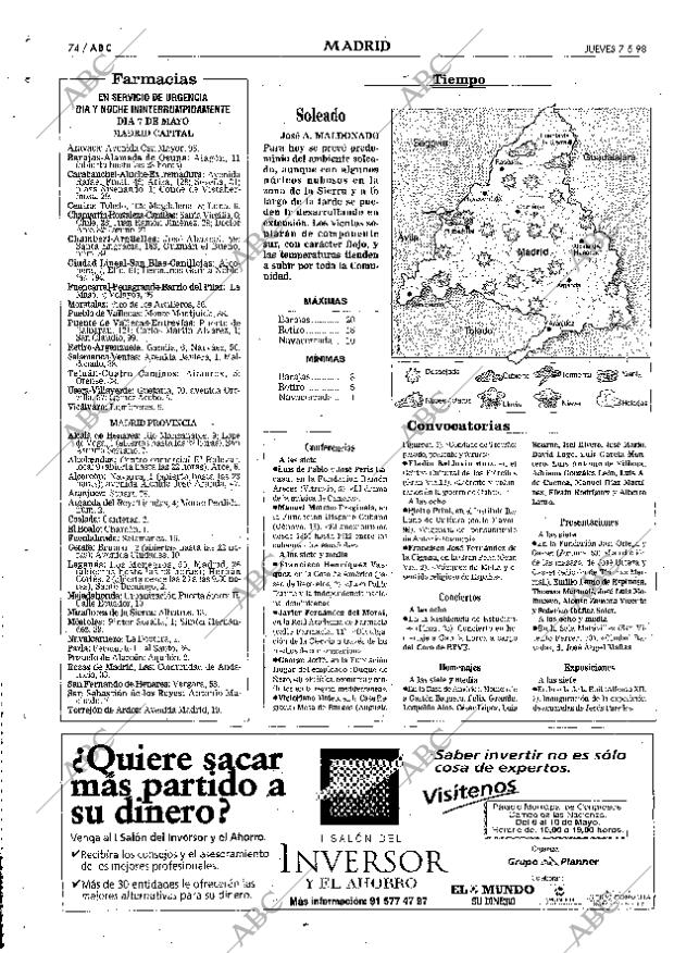 ABC MADRID 07-05-1998 página 74