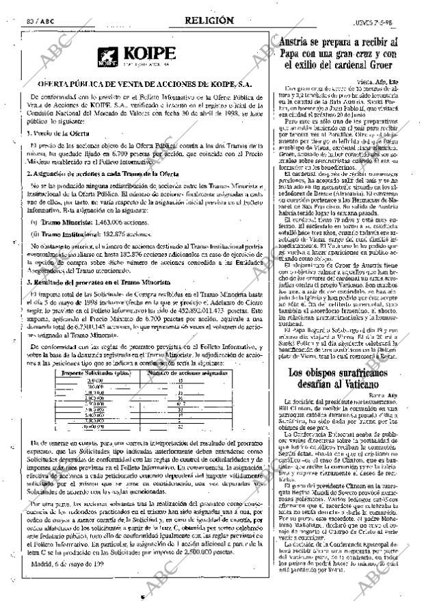 ABC MADRID 07-05-1998 página 80