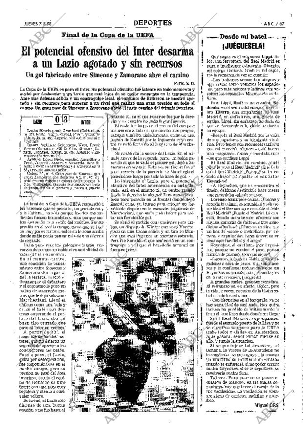 ABC MADRID 07-05-1998 página 87