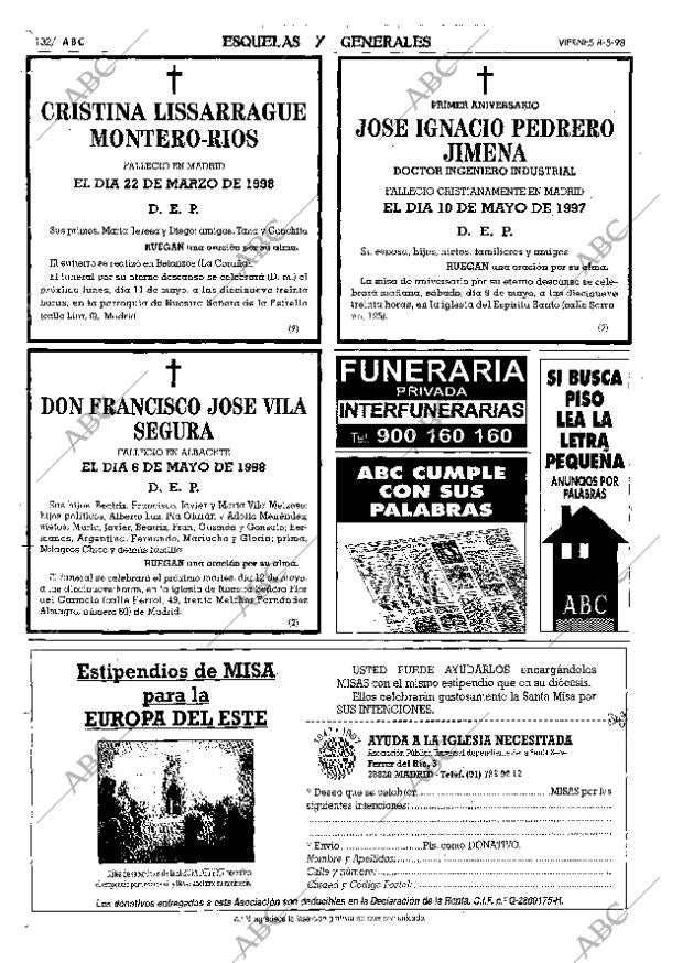 ABC MADRID 08-05-1998 página 132