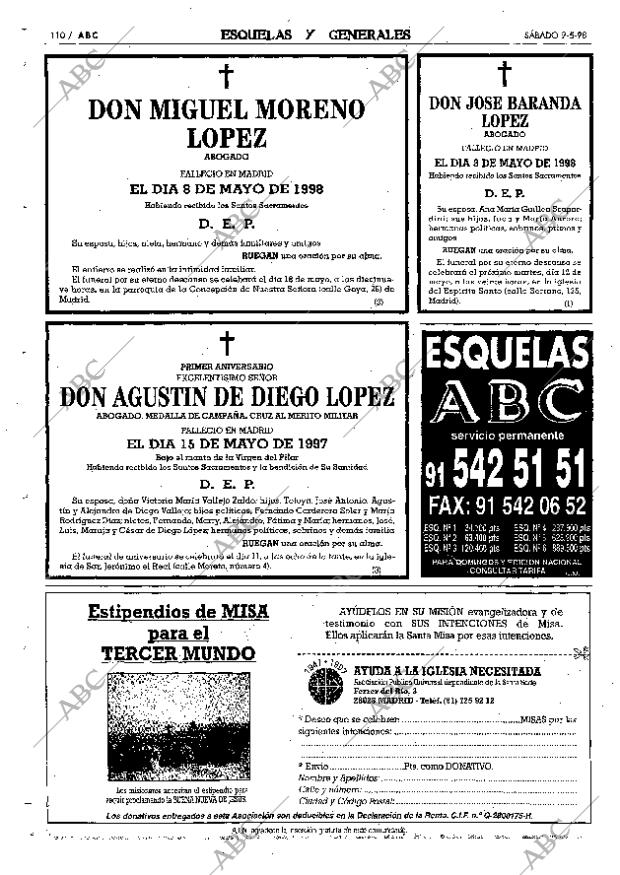 ABC MADRID 09-05-1998 página 110