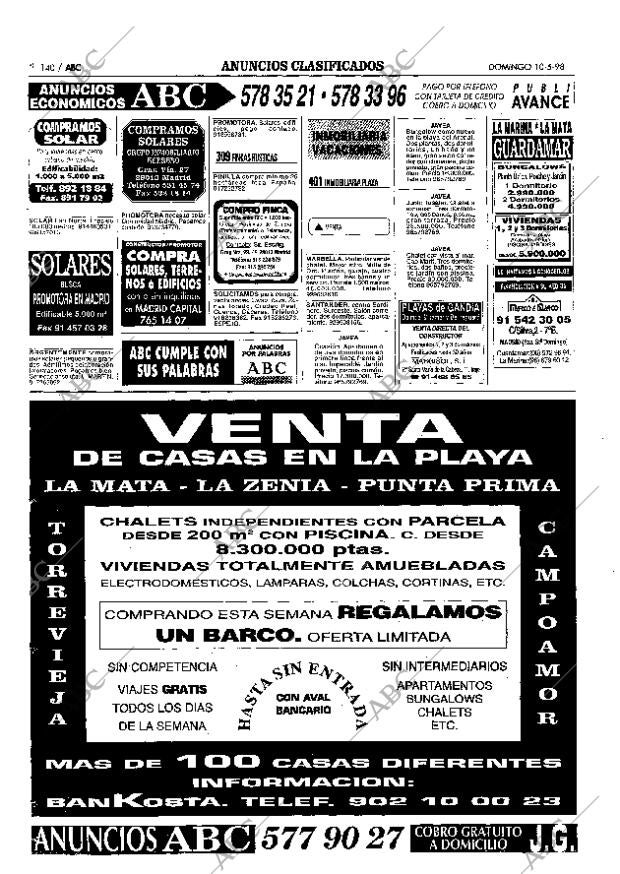 ABC MADRID 10-05-1998 página 140