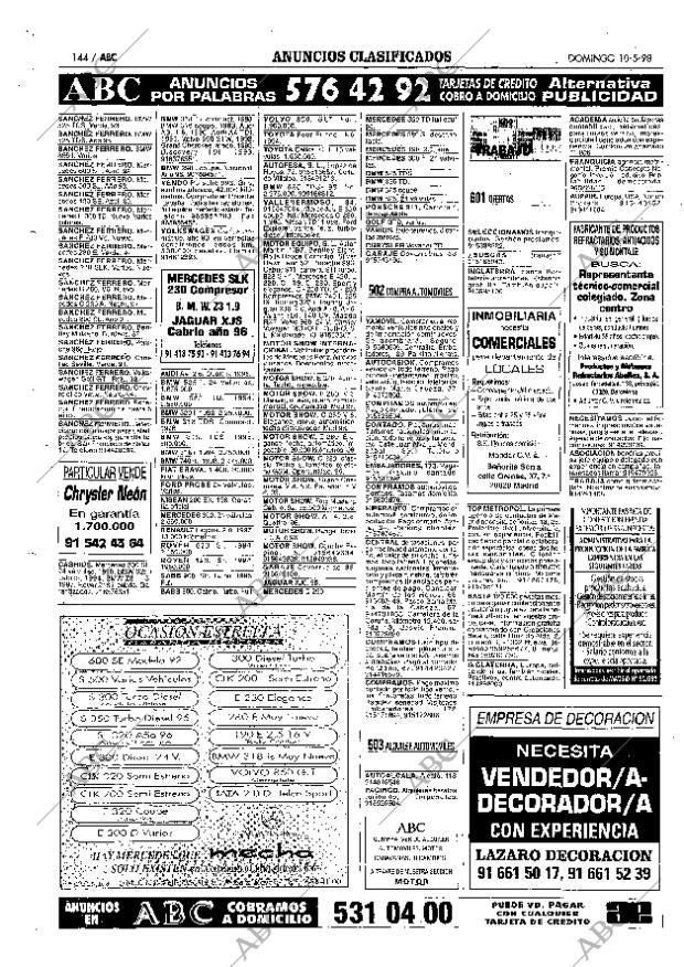ABC MADRID 10-05-1998 página 144