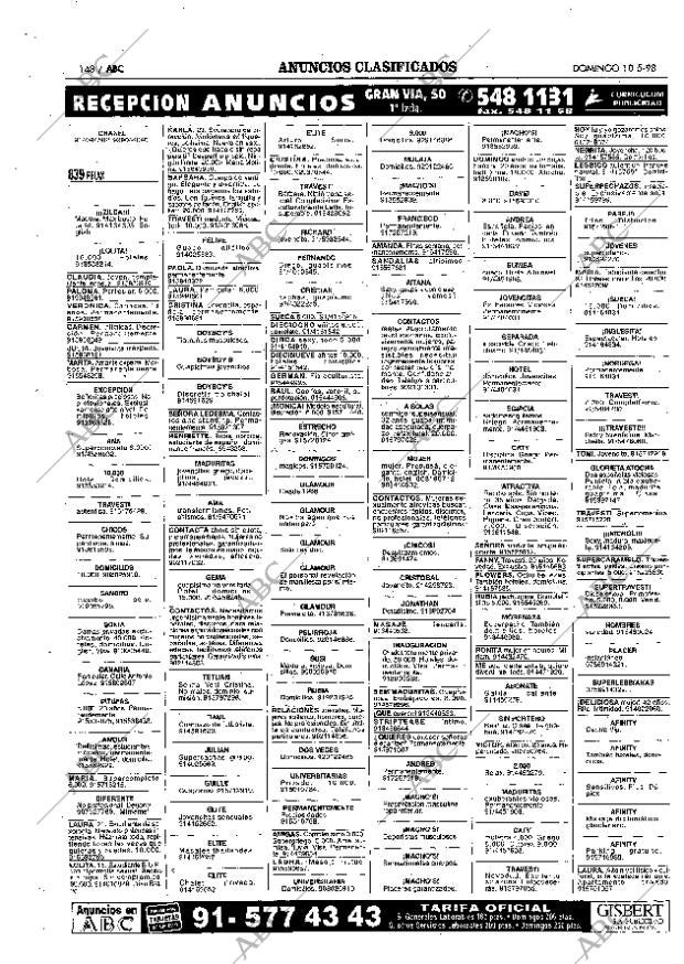 ABC MADRID 10-05-1998 página 148