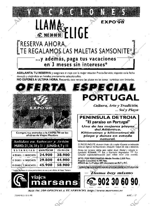 ABC MADRID 10-05-1998 página 17