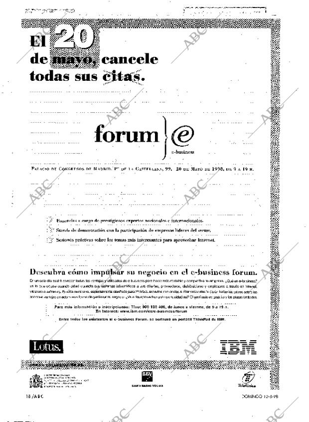 ABC MADRID 10-05-1998 página 18