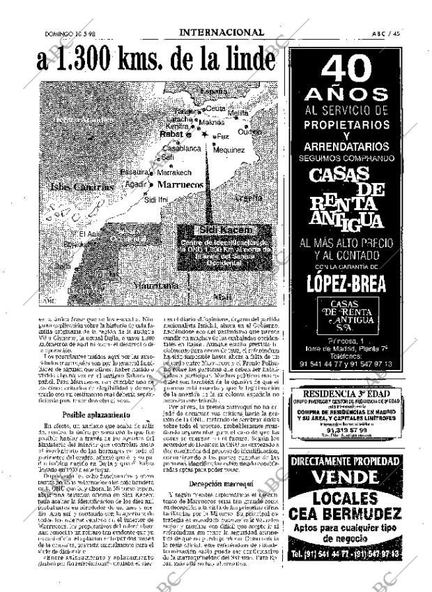 ABC MADRID 10-05-1998 página 45