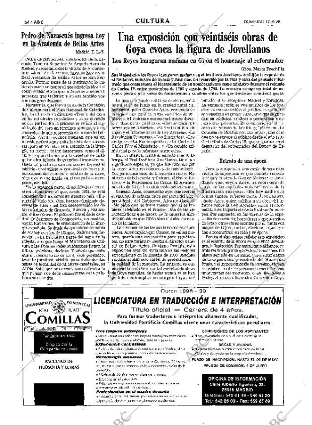 ABC MADRID 10-05-1998 página 64