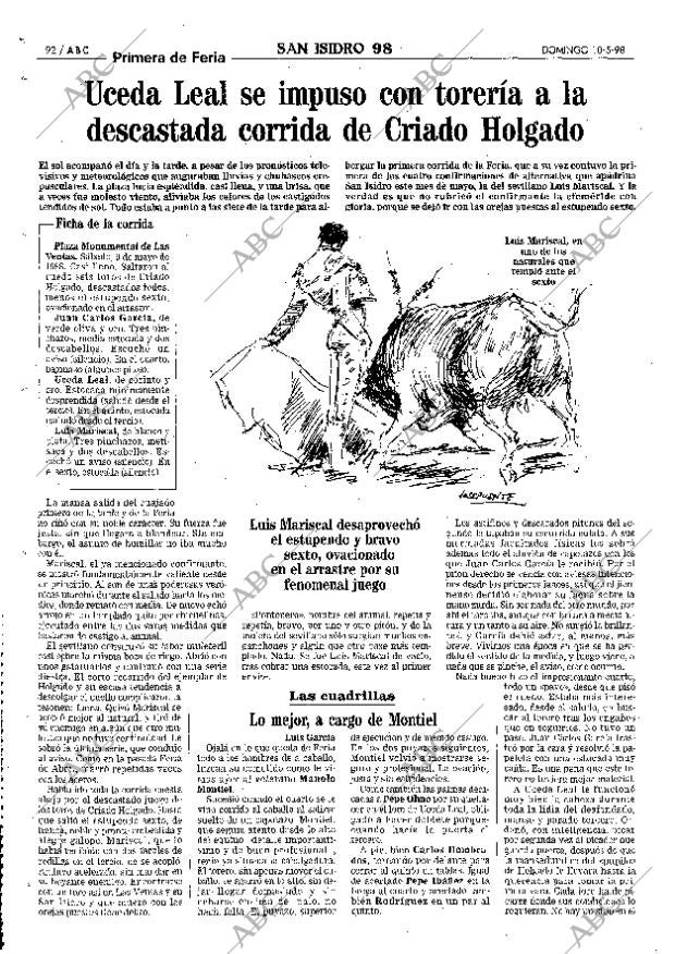 ABC MADRID 10-05-1998 página 92