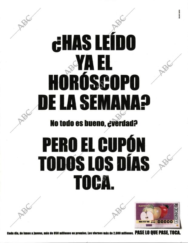 BLANCO Y NEGRO MADRID 10-05-1998 página 23