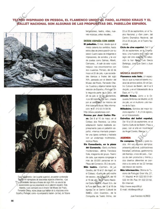 BLANCO Y NEGRO MADRID 10-05-1998 página 66