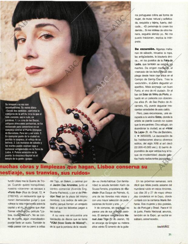 BLANCO Y NEGRO MADRID 10-05-1998 página 71