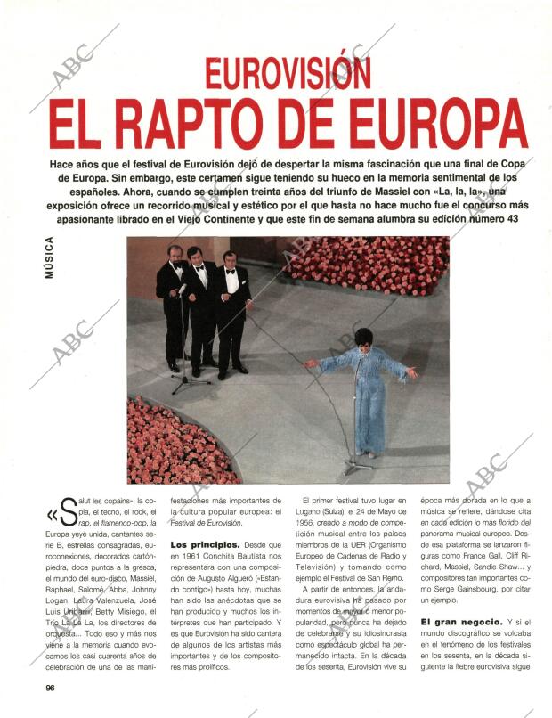 BLANCO Y NEGRO MADRID 10-05-1998 página 96
