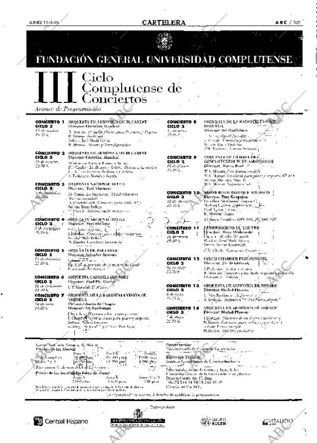 ABC MADRID 11-05-1998 página 107
