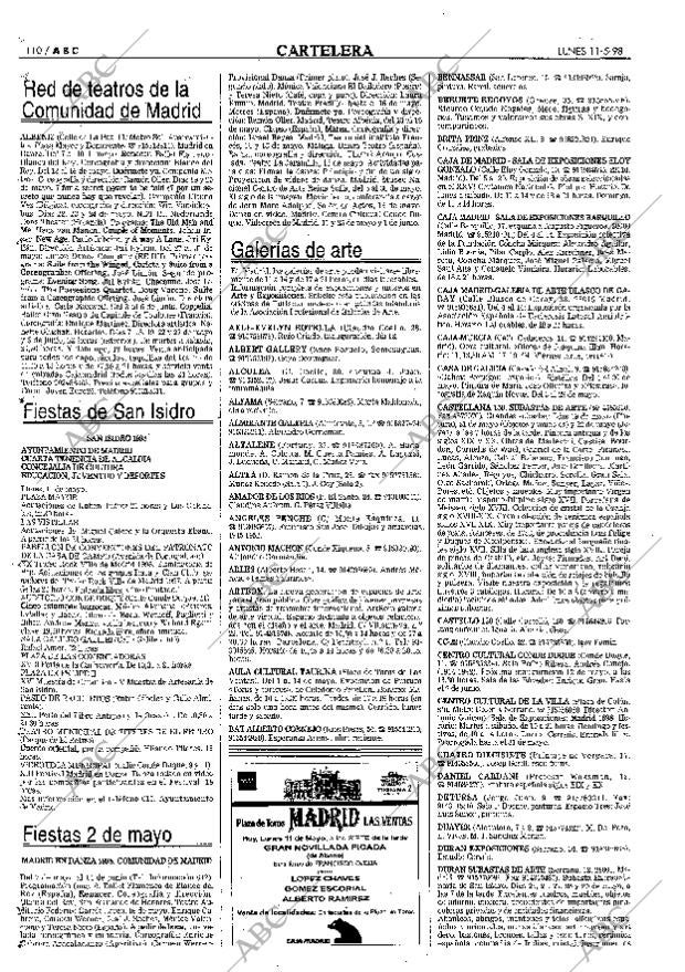 ABC MADRID 11-05-1998 página 110