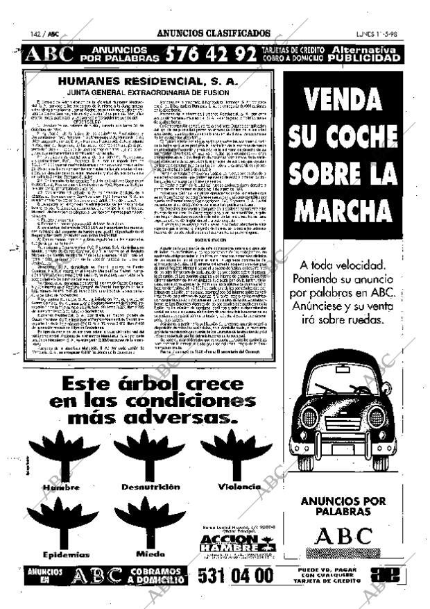 ABC MADRID 11-05-1998 página 142