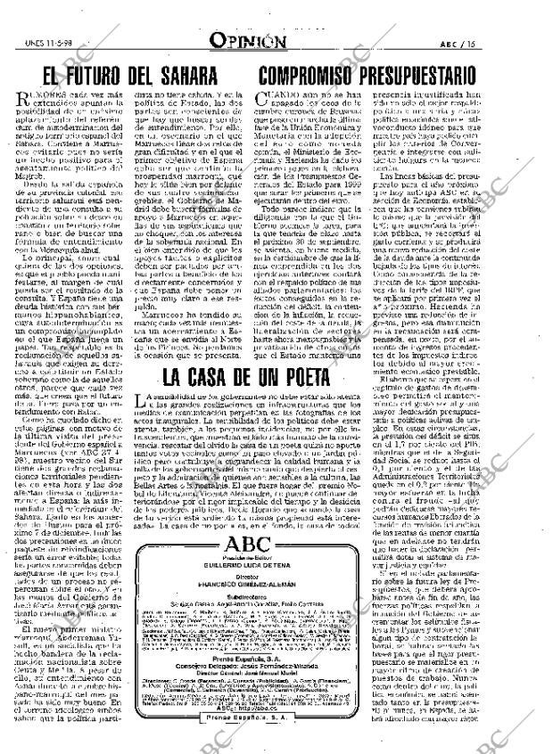 ABC MADRID 11-05-1998 página 15
