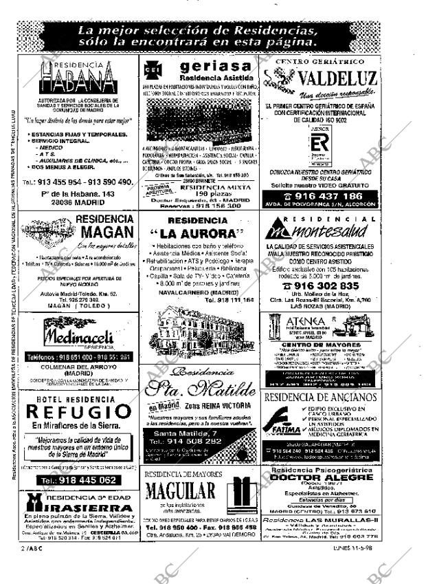 ABC MADRID 11-05-1998 página 2