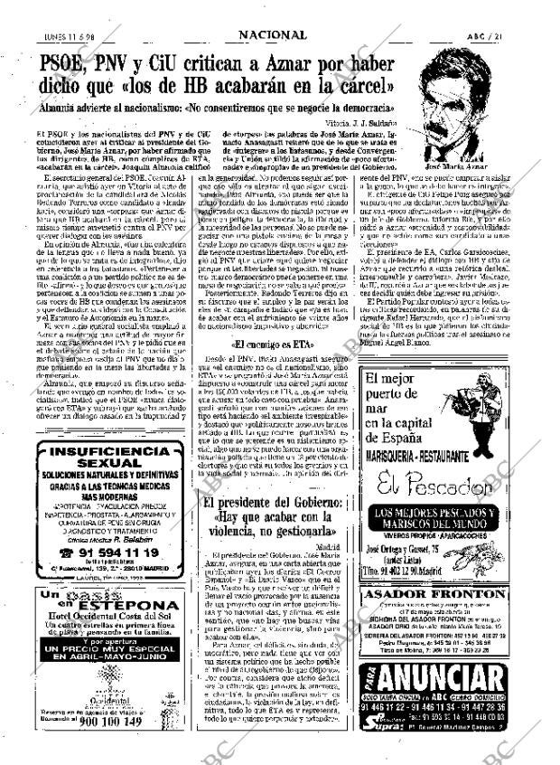 ABC MADRID 11-05-1998 página 21