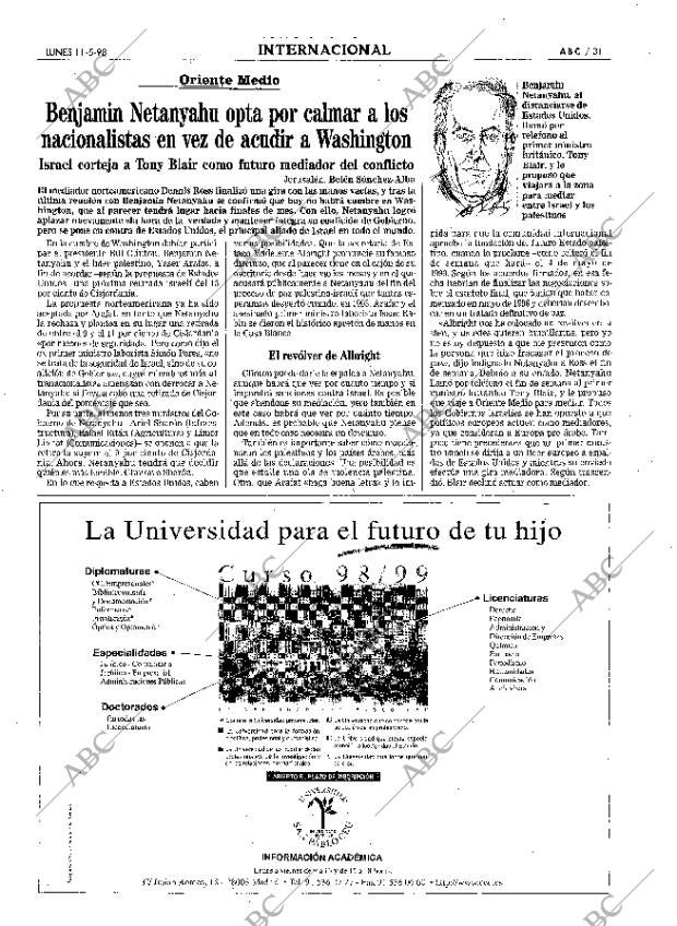 ABC MADRID 11-05-1998 página 31