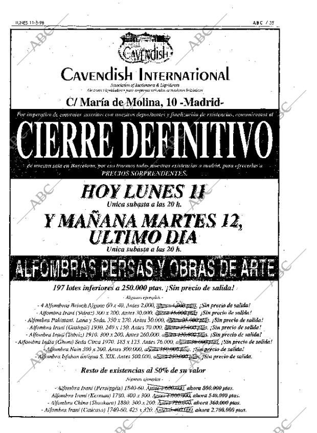 ABC MADRID 11-05-1998 página 35