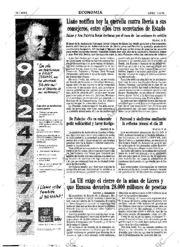 ABC MADRID 11-05-1998 página 38