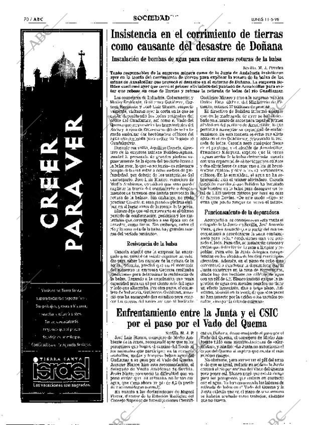 ABC MADRID 11-05-1998 página 70