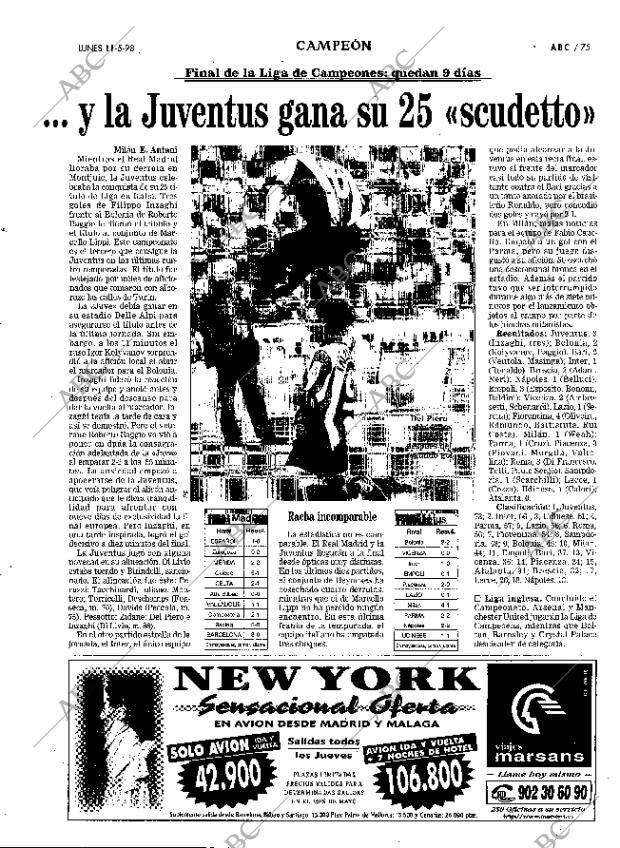 ABC MADRID 11-05-1998 página 75