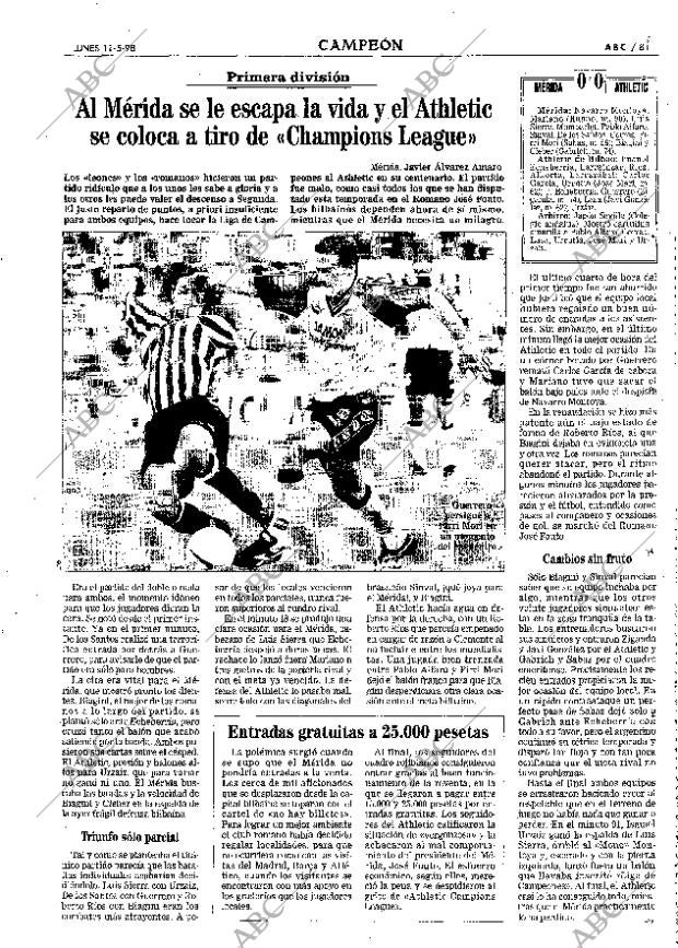 ABC MADRID 11-05-1998 página 81