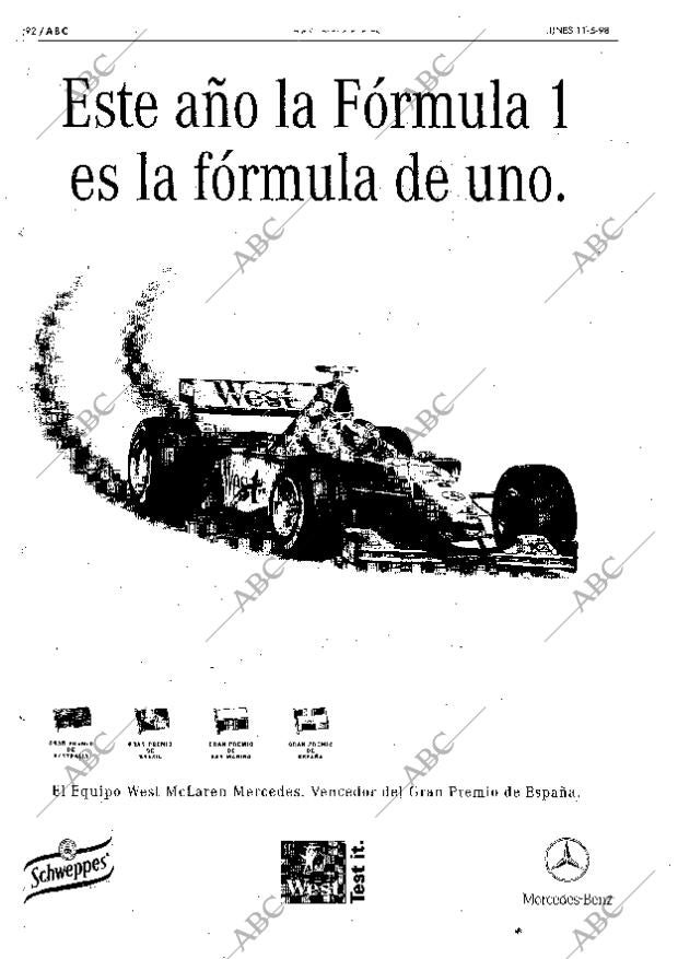 ABC MADRID 11-05-1998 página 92