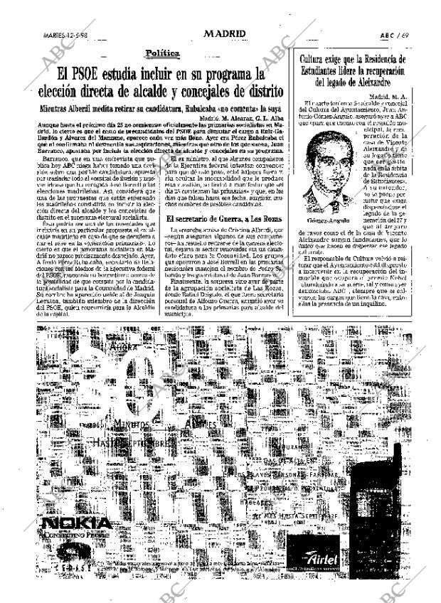 ABC MADRID 12-05-1998 página 69