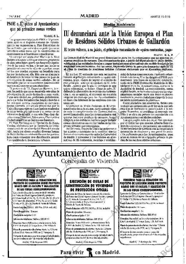 ABC MADRID 12-05-1998 página 74