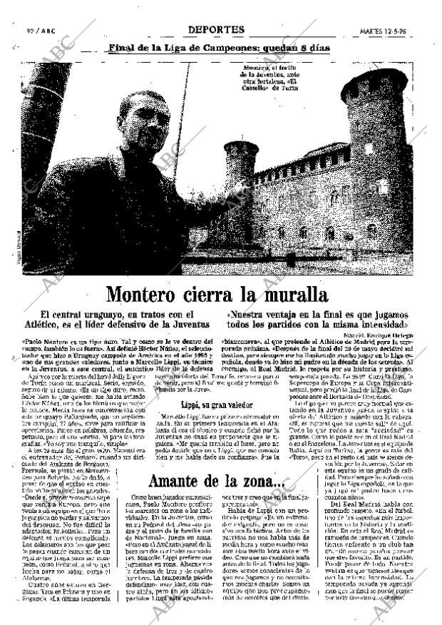 ABC MADRID 12-05-1998 página 92