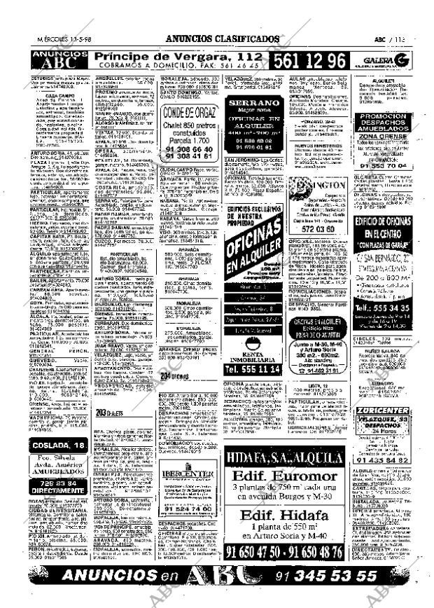 ABC MADRID 13-05-1998 página 113