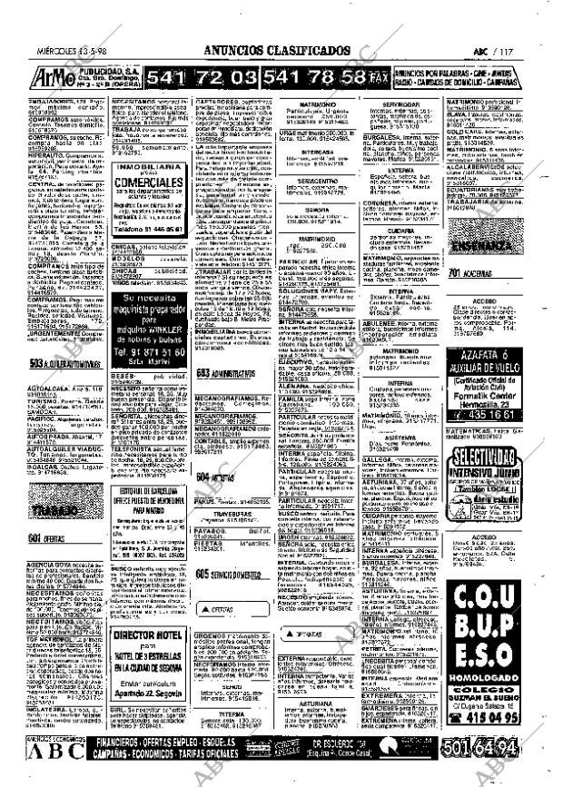 ABC MADRID 13-05-1998 página 117