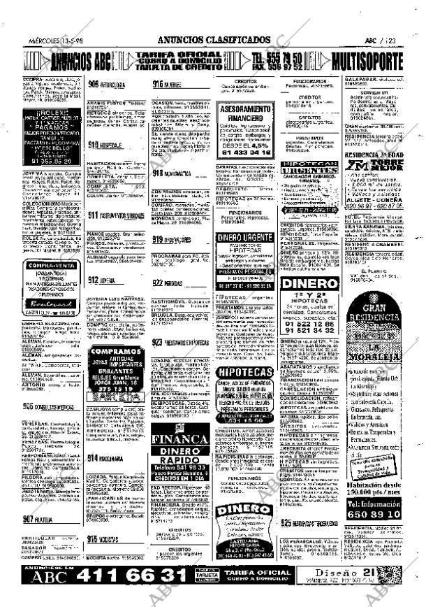 ABC MADRID 13-05-1998 página 123