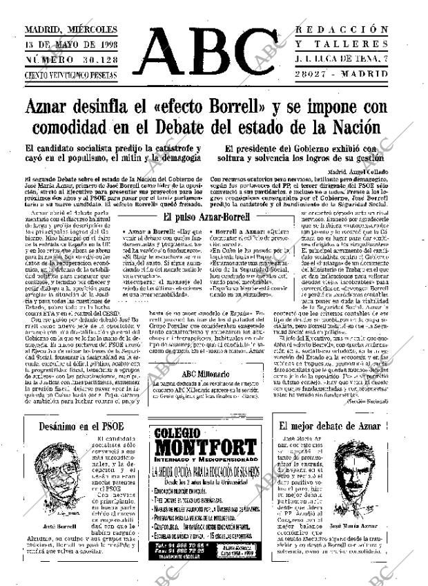 ABC MADRID 13-05-1998 página 13
