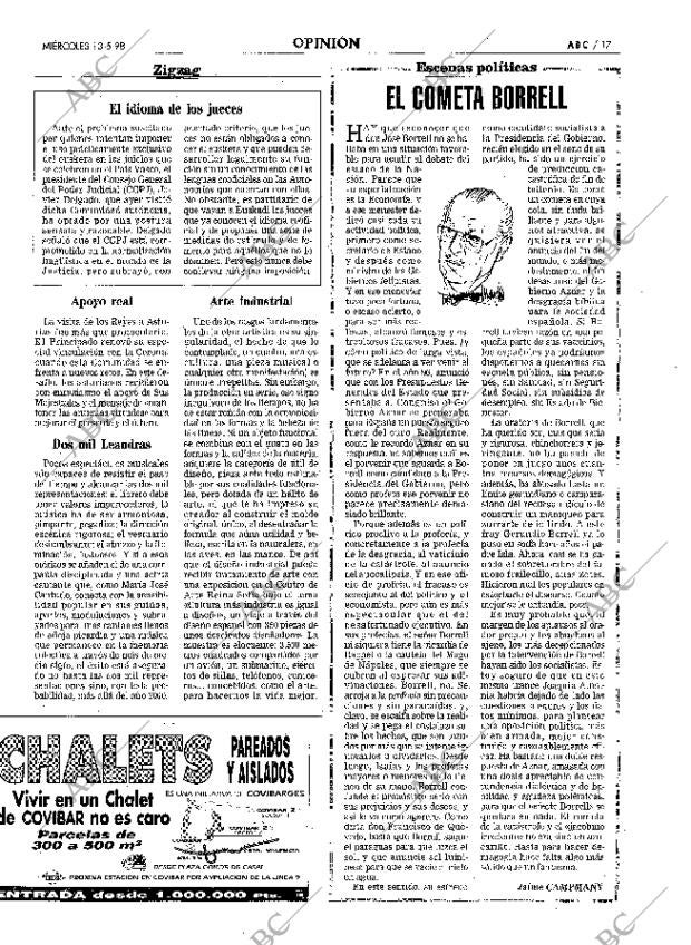 ABC MADRID 13-05-1998 página 17