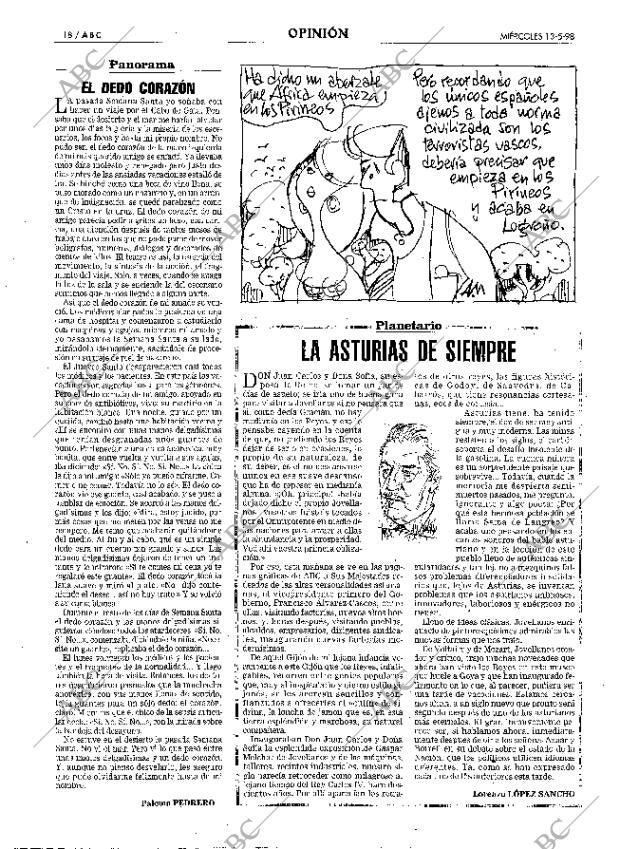 ABC MADRID 13-05-1998 página 18