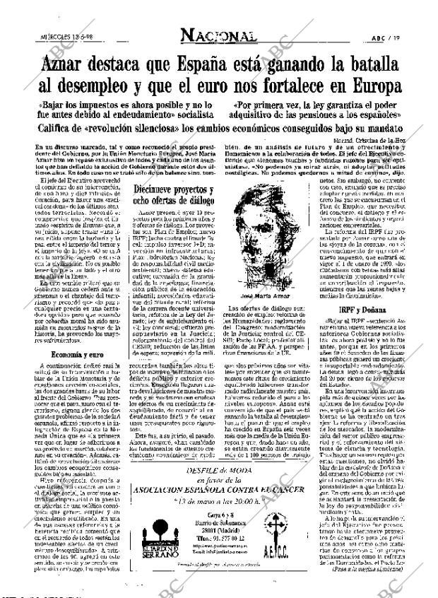 ABC MADRID 13-05-1998 página 19