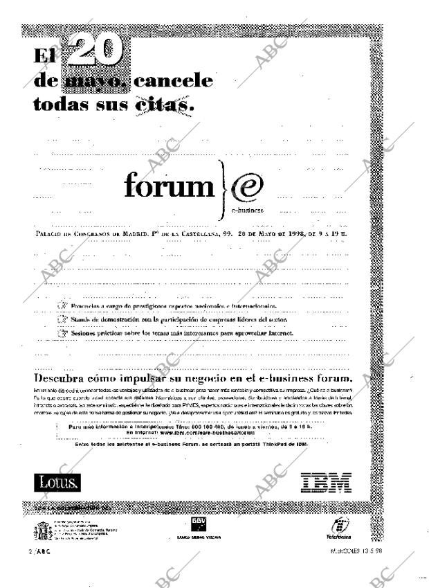 ABC MADRID 13-05-1998 página 2