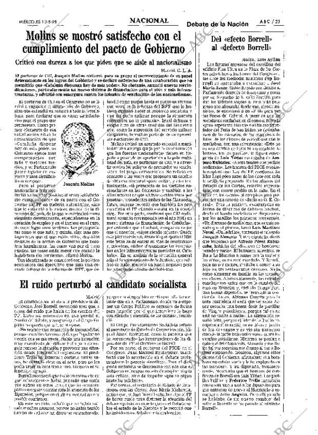 ABC MADRID 13-05-1998 página 23